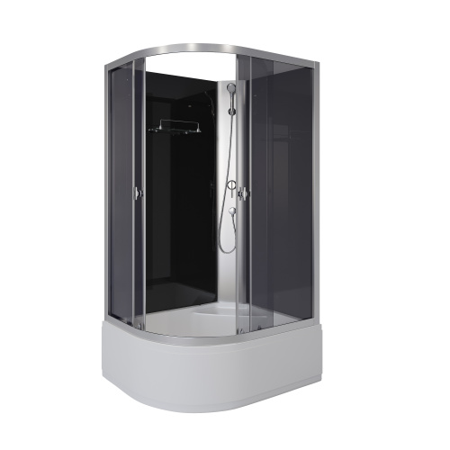 Душевая кабина Niagara Eco E110/80/40R/TN/BK 110х80 асимметричная без крыши ориентация правая - фото 2